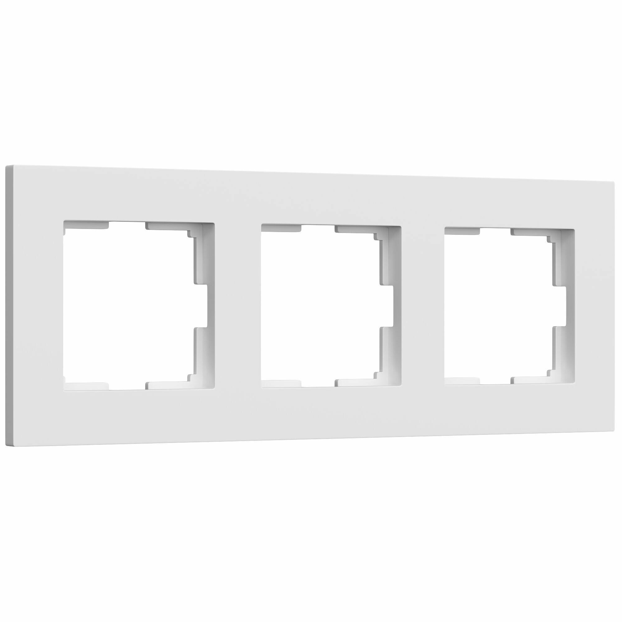 Рамка на 3 поста Werkel Slab W0032961 белый матовый