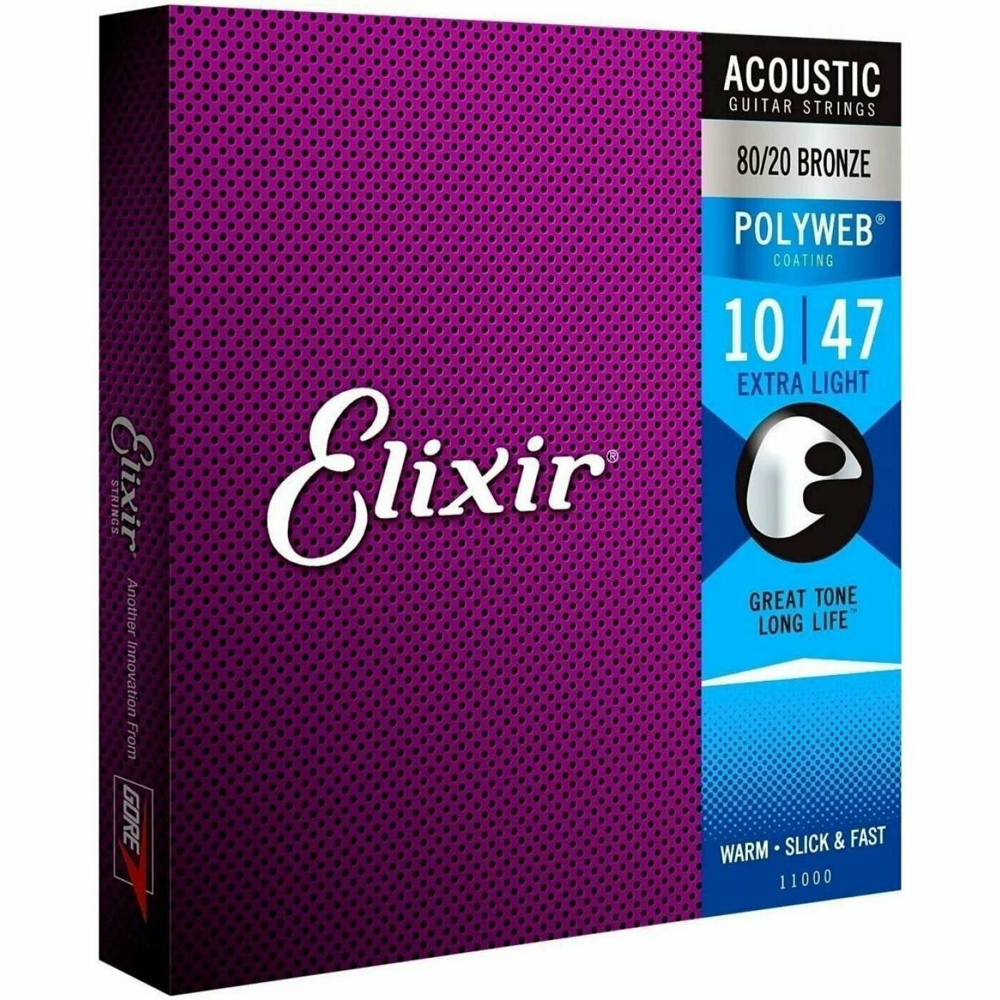 Струны для акустической гитары Эликсир-ELIXIR 11000