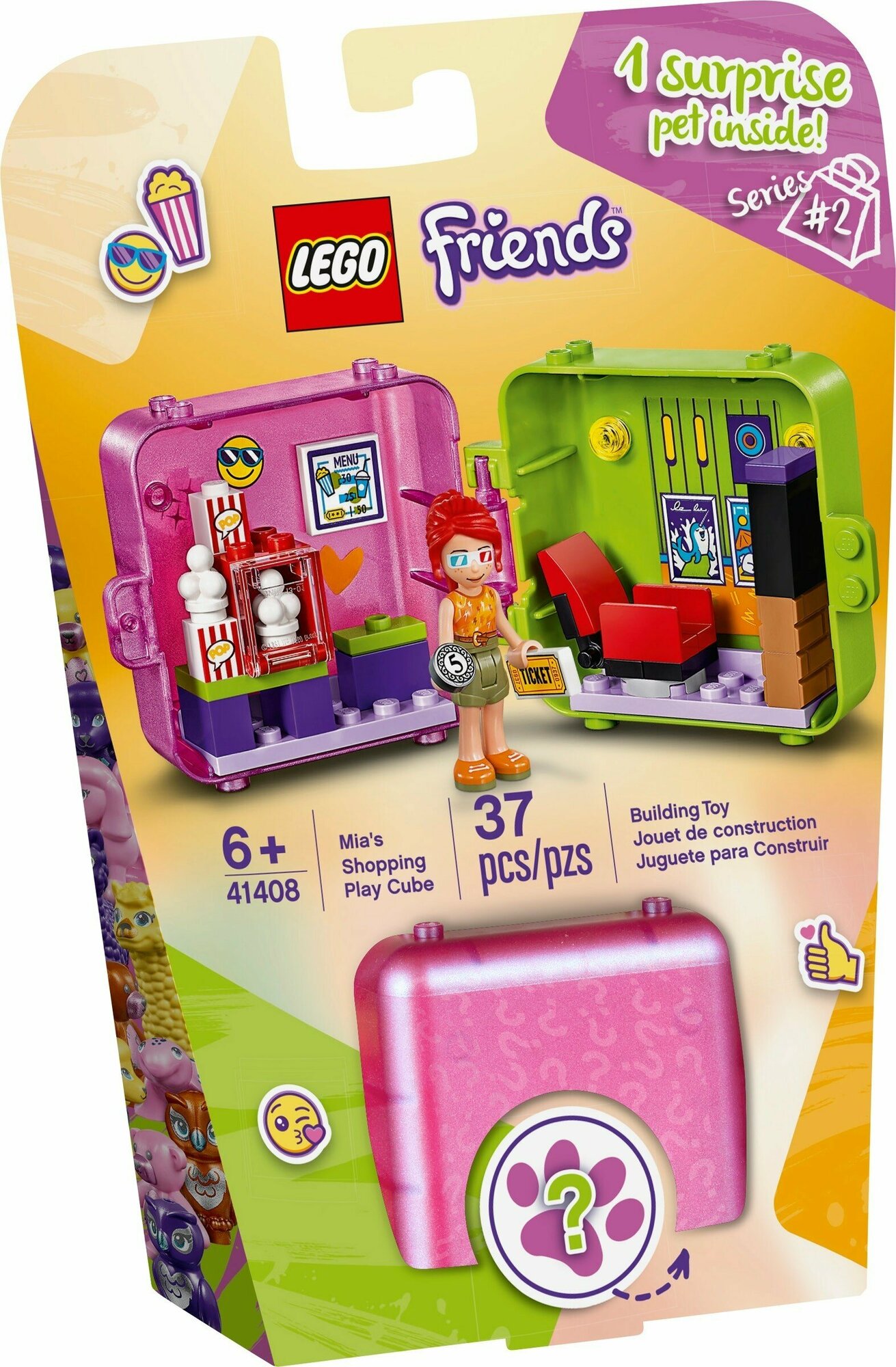 LEGO Friends 41408 Игровая шкатулка Покупки Мии, 37 дет.
