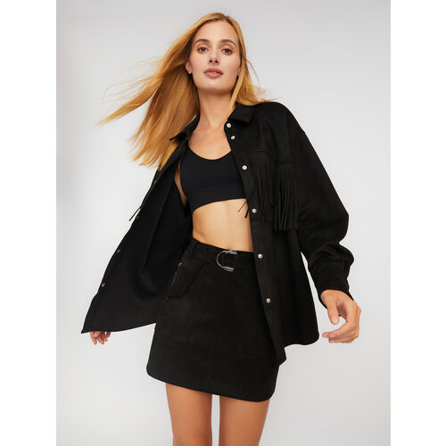 фото Юбка zolla, размер xxs, черный