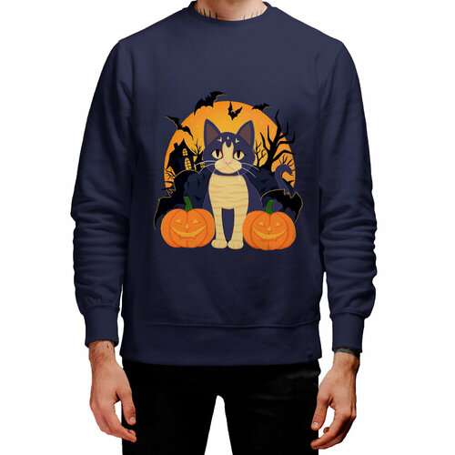 фото Свитшот roly, размер m, синий