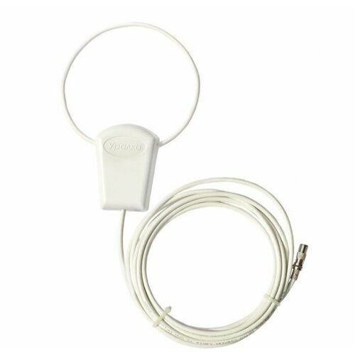 Антенна комнатная Уралка - 3М, с индикатором, на присоске, активная.