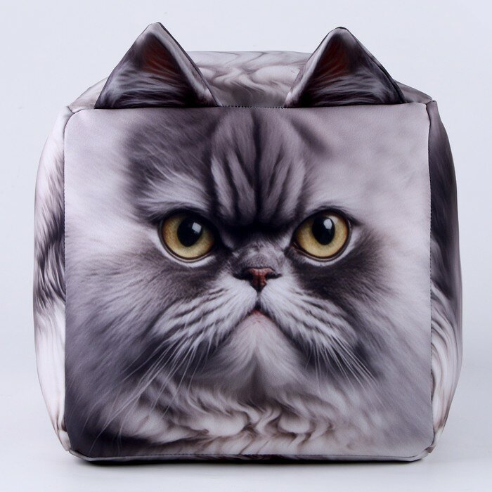 Mni mnu Антистресс кубы «кот», серый