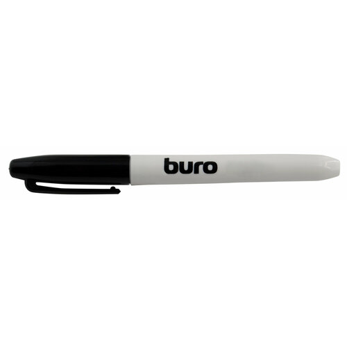 Маркер для досок Buro пулевидный пиш. наконечник 2.5мм черный коробка