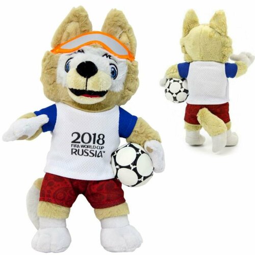 Мягкая игрушка Волк Забивака 18 см fifa 2018 мягкая игрушка волк забивака 40 см