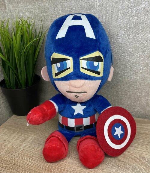 Мягкая игрушка Капитан Америка, 30 см