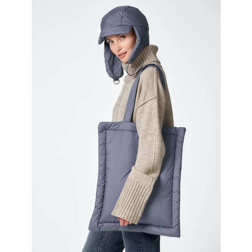 фото Сумка шоппер krapiva, фактура гладкая, голубой