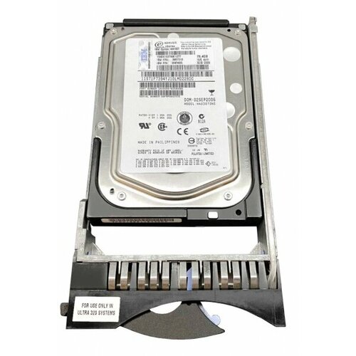 Жесткий диск IBM 0B20160 73,4Gb 15000 U320SCSI 3.5 HDD жесткий диск ibm 26k5503 36 4gb 15000 u320scsi 3 5 hdd