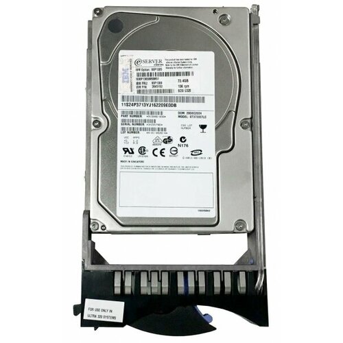 Жесткий диск IBM 9X3006-039 73,4Gb 10000 U320SCSI 3.5 HDD жесткий диск seagate 9x3006 73 4gb u320scsi 3 5 hdd