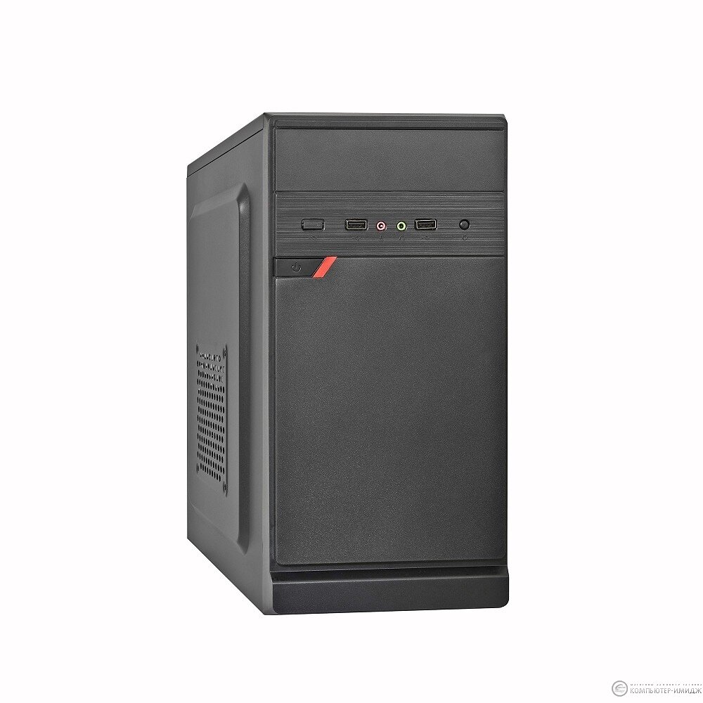 Корпус Minitower ExeGate BAA-106 Black, mATX, AAA350, 80mm, 2*USB, Audio EX283057RUS