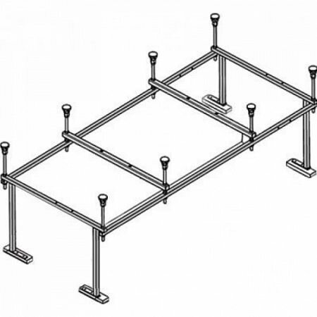Монтажный комплект Santek к ванне акриловой прямоугольной Санторини 160х70 1WH302496 (каркас, слив-перелив, крепления к стене, крепления к фронтальной панели)