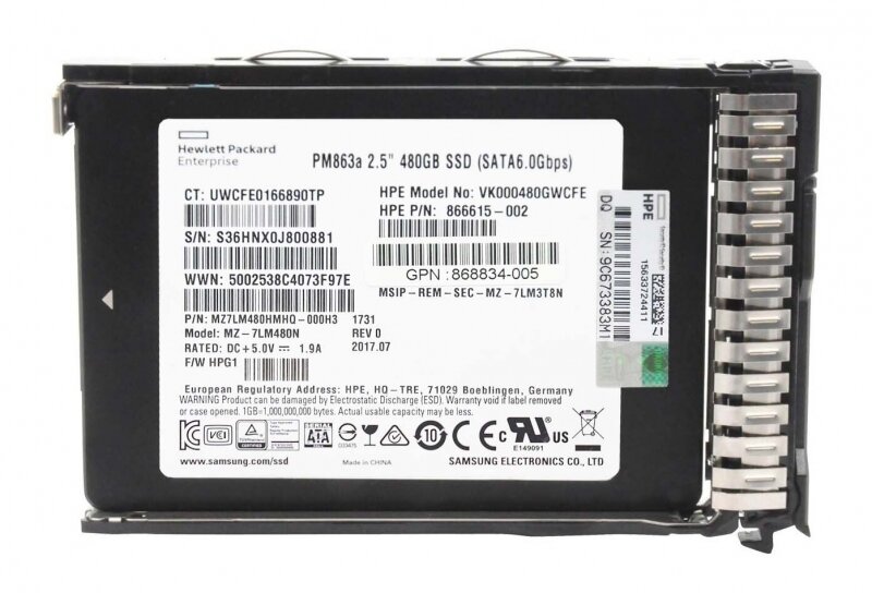 Жесткий диск HP P05320-001 480Gb SATAIII 2,5" SSD