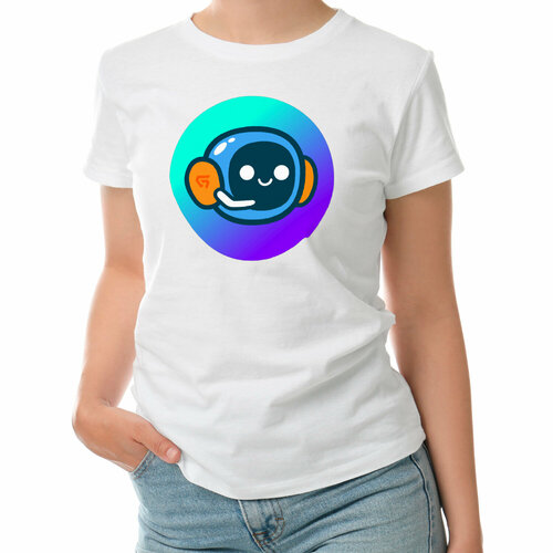 фото Футболка roly, размер s, белый