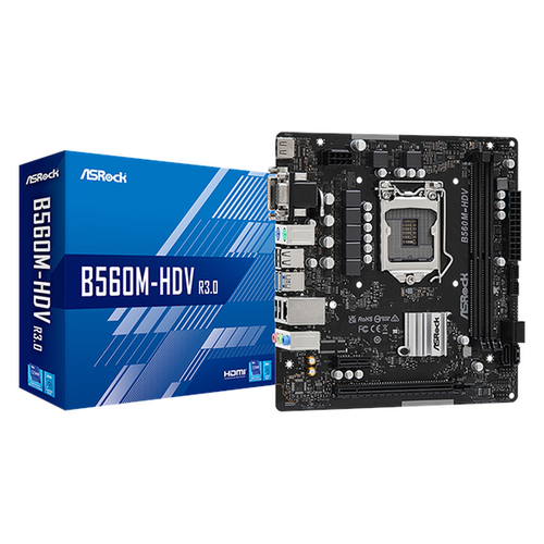 Материнская плата ASRock B560M-HDV R30 OEM 8990₽