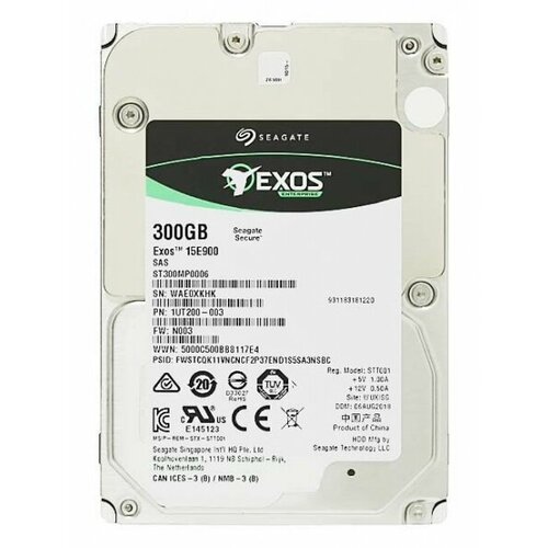Жесткий диск Seagate 1UT200-002 300Gb 15000 SAS 25 HDD 2864000₽
