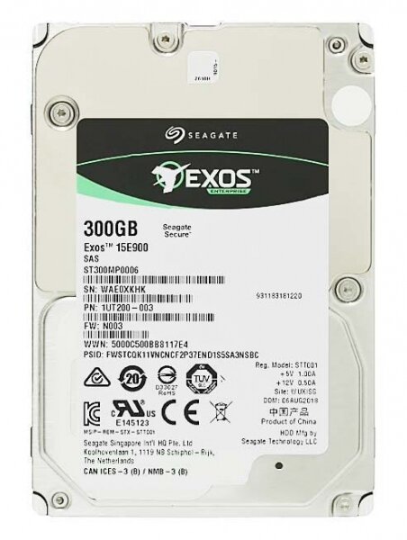 Жесткий диск Seagate 1UT200 300Gb 15000 SAS 2,5" HDD