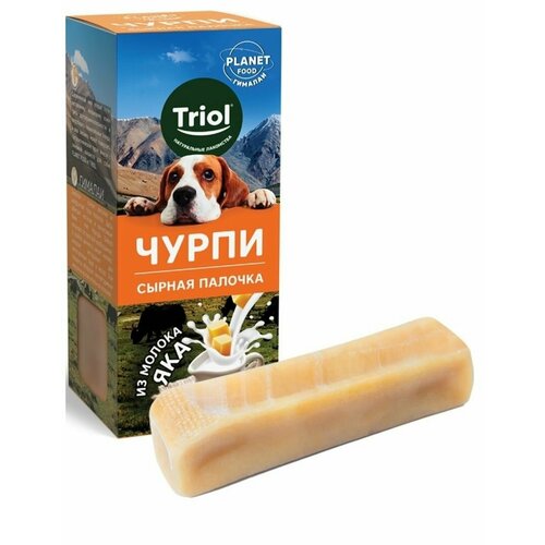 Лакомство для собак Triol Planet Food Чурпи сырная палочка из молока яка S 30г