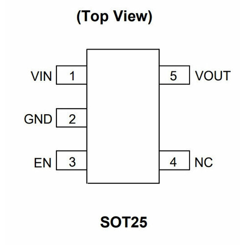 Микросхема AP2112K SOT23-5