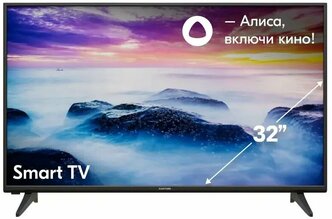 Телевизор 32" Hartens HTY-32H06B-VZ черный