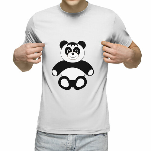 Футболка Us Basic, размер 3XL, белый толстовка худи coolpodarok панда в шапке с пандой