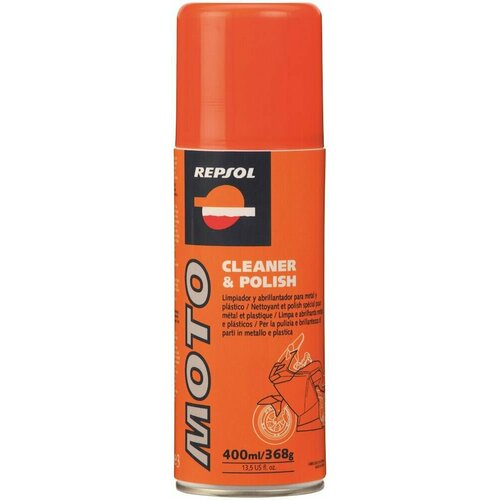 Очиститель и полироль деталей Repsol Moto Cleaner &Polish аэроз. 400мл