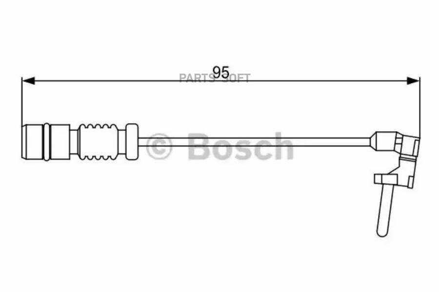 Датчик износа тормозных колодок задний Bosch 1987474901 для PUCH Mercedes-Benz