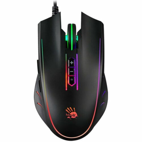 Мышь A4Tech Bloody Q81 Curve черный оптическая 3200dpi USB30 7but 221400₽