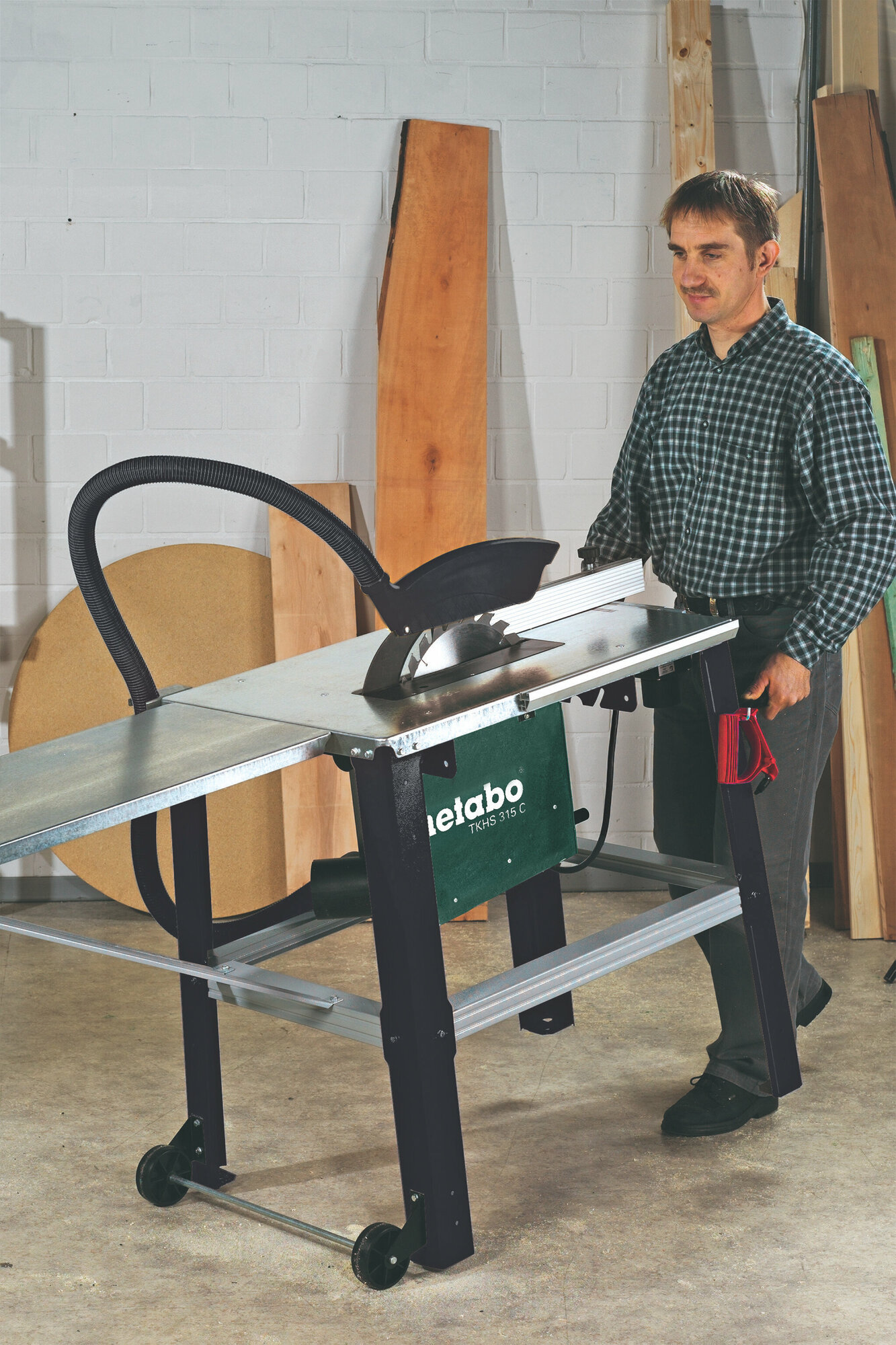 Пила настольная циркулярная Metabo TKHS 315 C WNB (0103152000) - фотография № 13