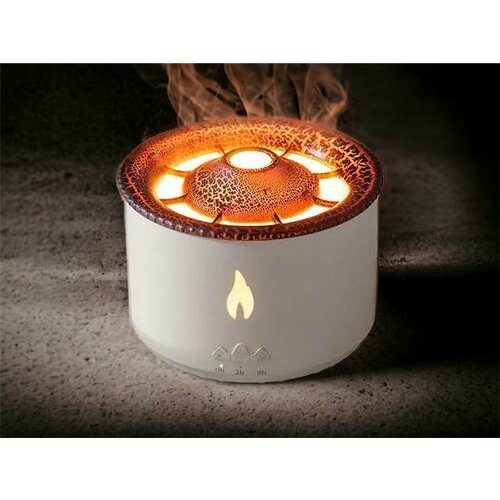 Аромадиффузор увлажнитель воздуха ультразвуковой с эффектом пламени аромадиффузор ультразвуковой настольный с подсветкой белый 199900₽