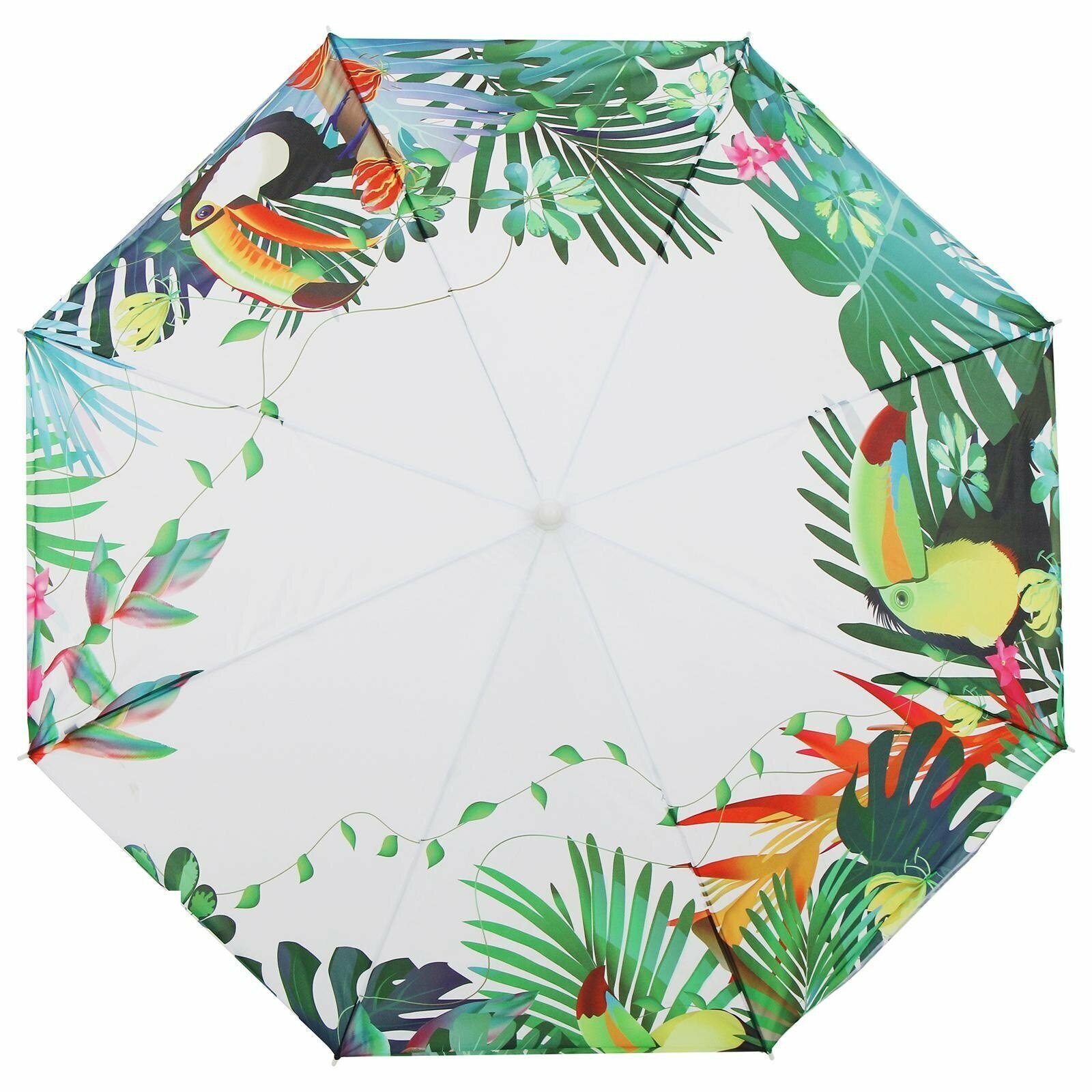 Зонт пляжный julia s market/ диаметр 260 см / высота 240 см - фотография № 2