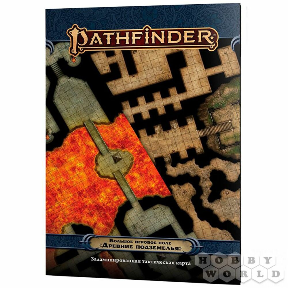 Pathfinder. Настольная ролевая игра: Большое игровое поле "Древние подземелья" Hobby World - фото №6