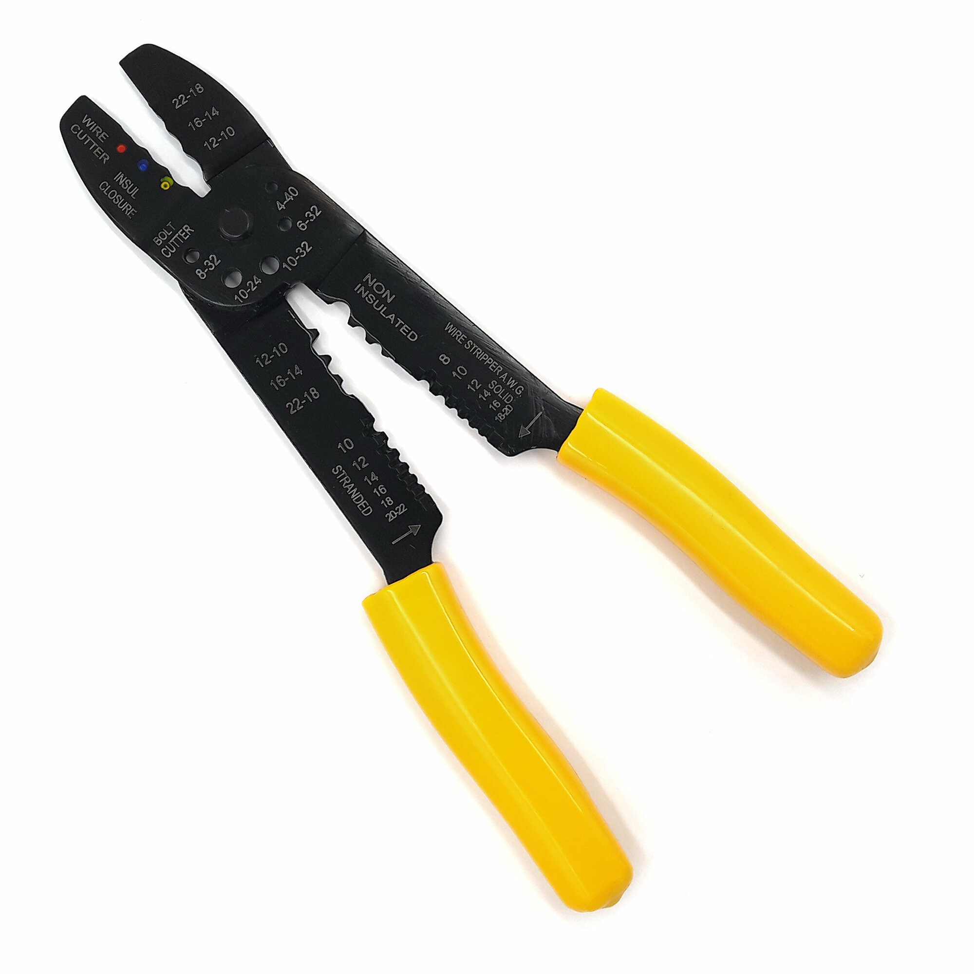 Щипцы для фиксирования наконечников, цвет черно-желтый