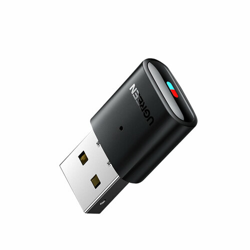 Аудиоадаптер UGREEN CM408 (10928) USB2.0 Bluetooth Transmitter 5.0 для PS4 Pro, Nintendo Switch. Цвет: черный приемопередатчик bluetooth 5 0 ugreen aptx hd csr8675 3 5 мм spdif bluetooth aux аудиоадаптер