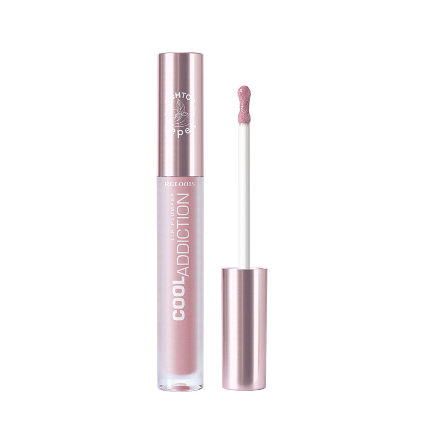 Блеск для губ `RELOUIS` COOL ADDICTION LIP PLUMPER плампер тон 07 чувственный сливовый