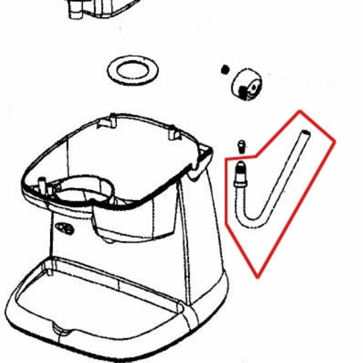 Трубка пара DeLonghi 537200 (537200) - фотография № 2