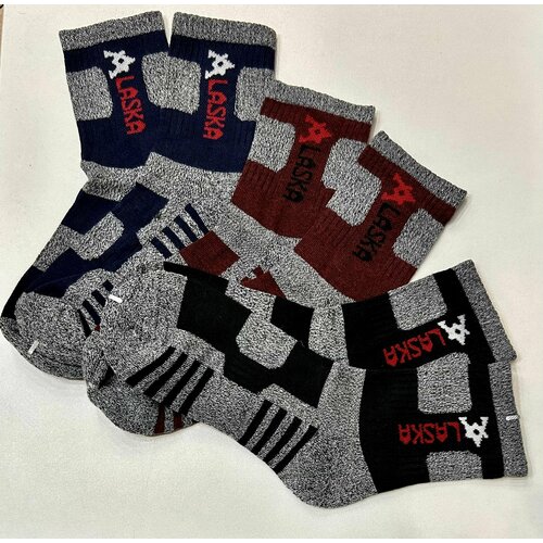 фото Носки syltan, 3 пары, размер 37/41, мультиколор