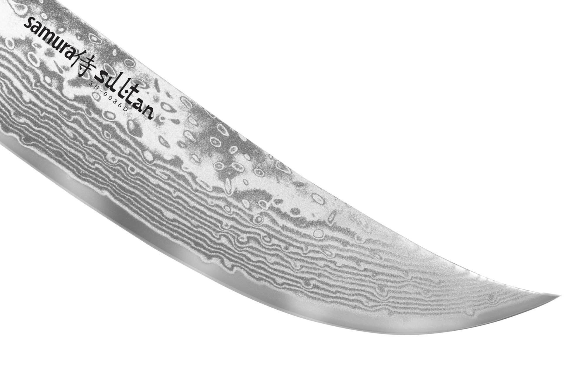 Нож Samura Sultan Пичак, 15,9 см, G-10, дамаск 67 слоев - фото №11