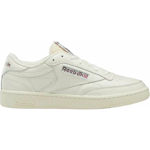 фото Кеды reebok club c 85 vintage, полнота f, размер 11,5 us, бежевый