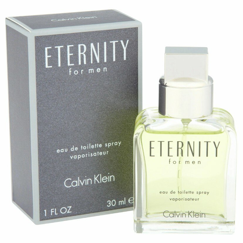 CALVIN KLEIN туалетная вода Eternity for Men, 30 мл