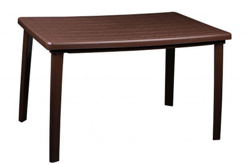 фото Стол 1200х850х750мм прямоугольный (коричневый)