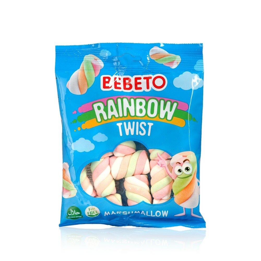 Суфле-маршмеллоу Bebeto Rainbow Twist вкус ванили (лента) 60г Турция - фотография № 8