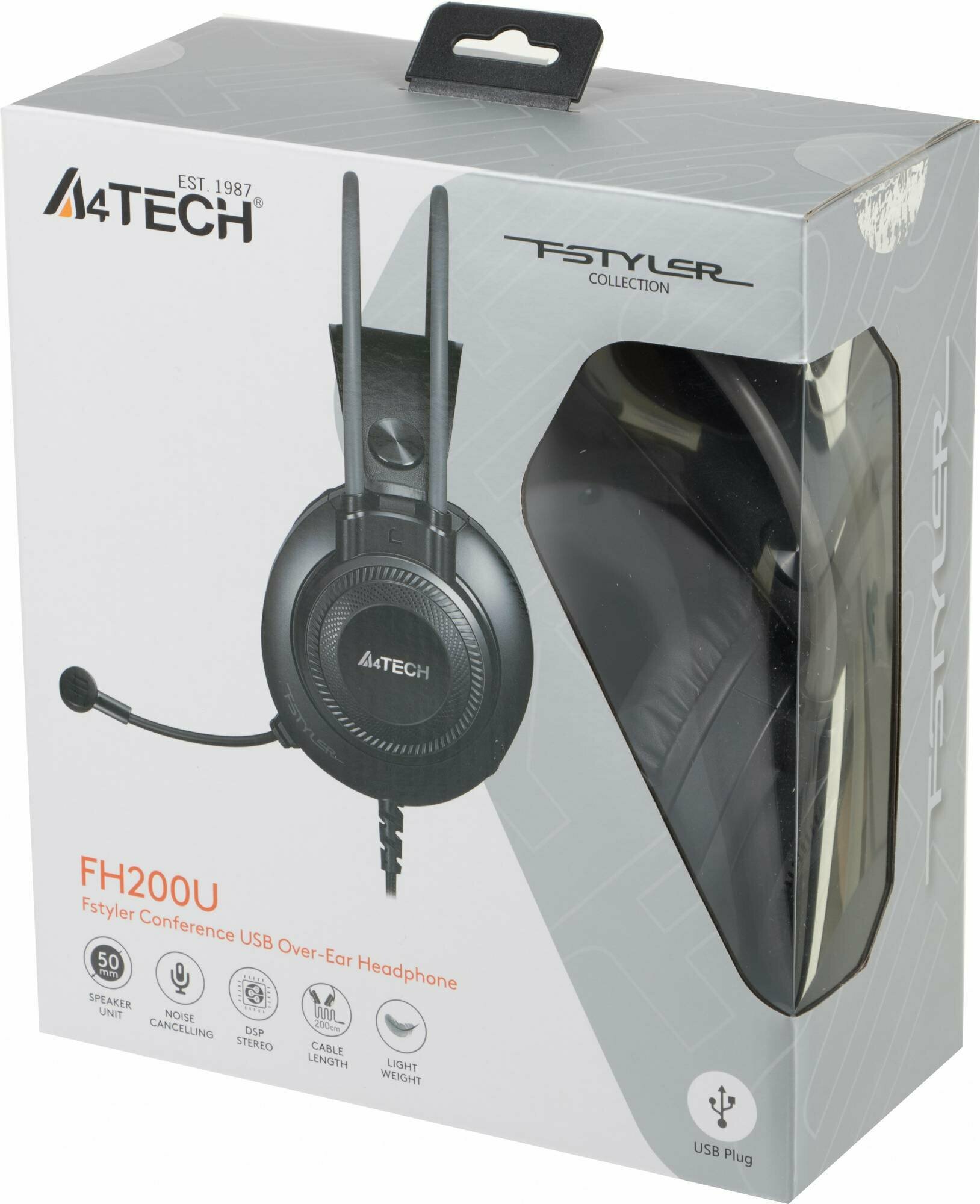 Компьютерная гарнитура A4Tech FH200U