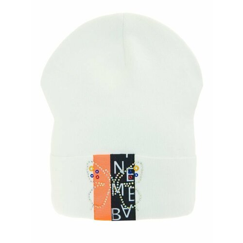 фото Шапка mialt, размер 54-56, белый