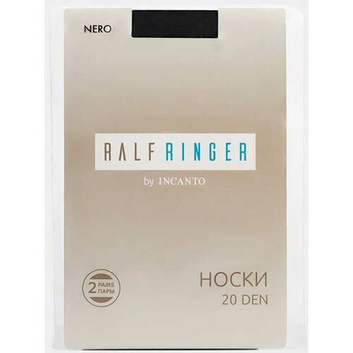фото Носки ralf ringer, 2 пары, размер onesize, черный