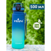 Бутылка для воды спортивная Inbaho 500 мл. - сине-голубой