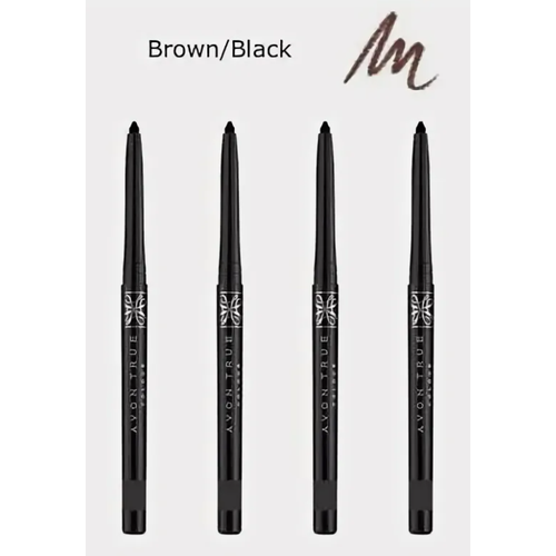 Avon Карандаш для глаз GLIMMERSTICK Коричнево-черный/Brown Black