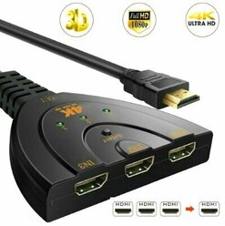 HDMI свитчер 3 на 1 c поддержкой 4К-2К пассивный