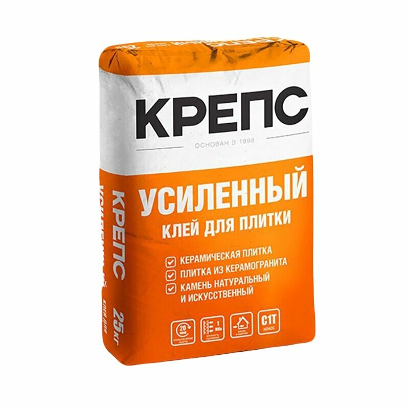 Крепс Клей для плитки Усиленный (25кг)