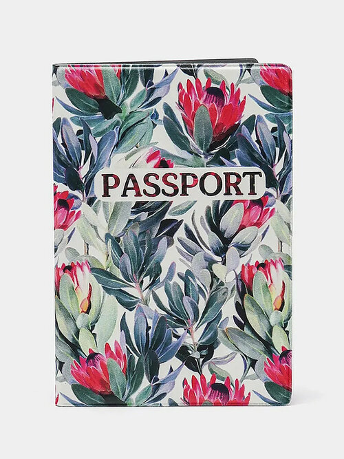 Обложка для паспорта , фиолетовый, фуксия