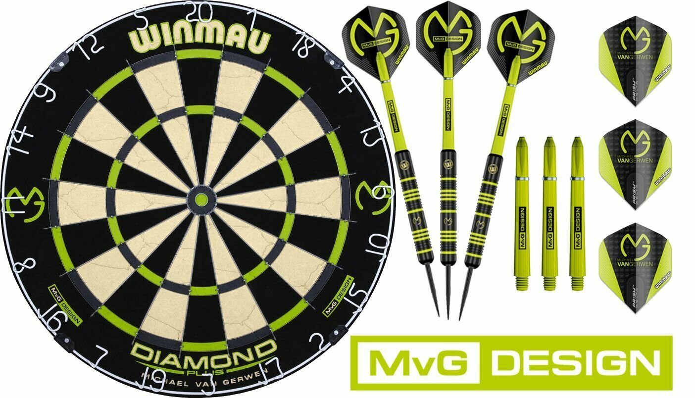 Подарочный комплект для игры в Дартс Winmau MvG Sniper.